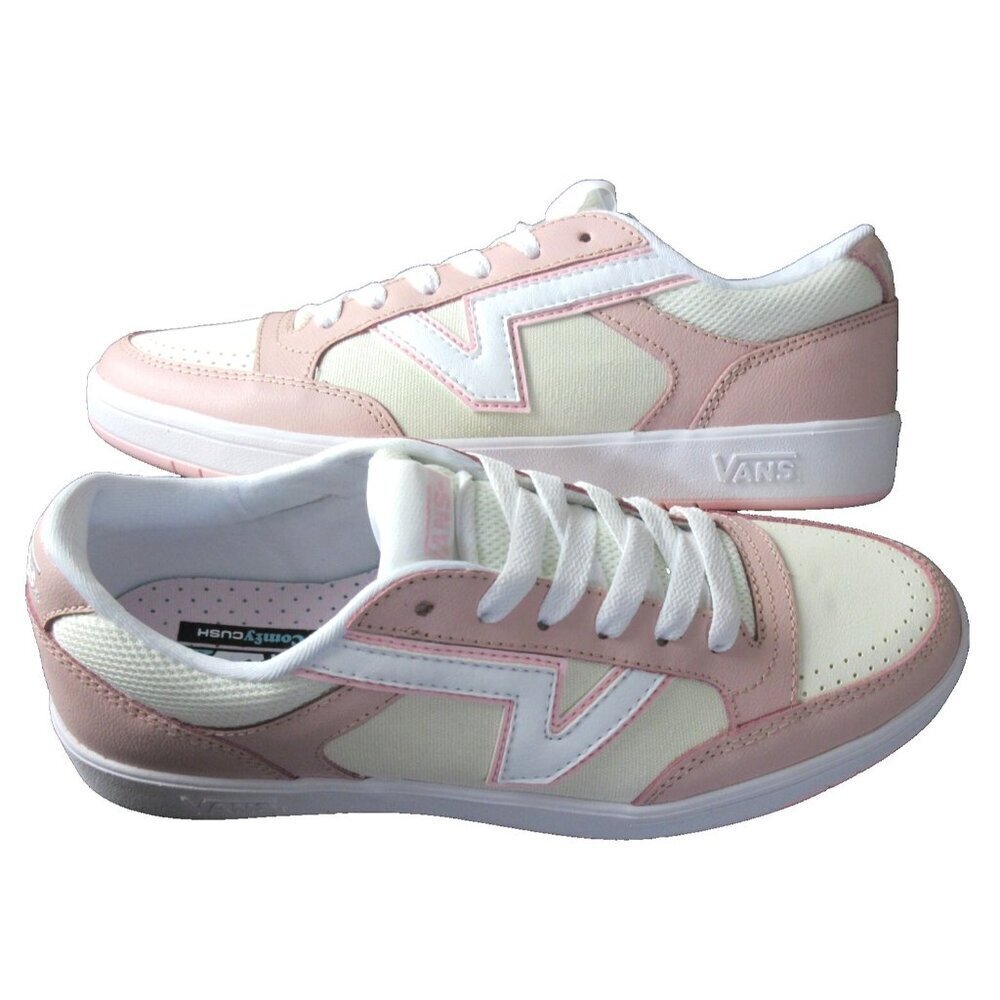 Vans Men's Lowland Cc New Varsity Rose Pink Smoke Skate Shoes Sizes NIB